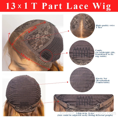 Black Lady 4/27 Wavy Human Hair Wig Brazil 100% Real Hair Lace Front Real Real Wig Closed Pre-Pulled 13x4T Remy Wholesaler
